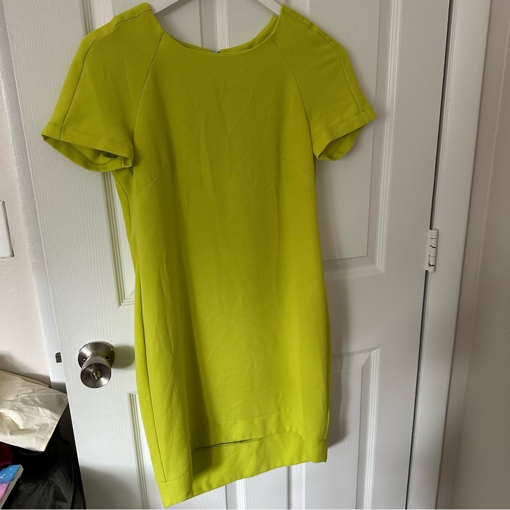 Yellow/Green Mini Dress